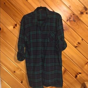 Flannel dress/shirt